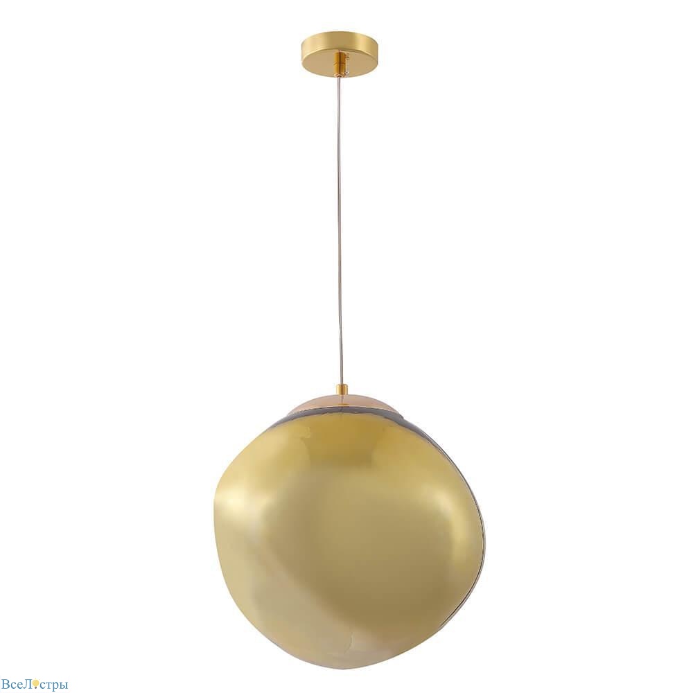 подвесной светильник crystal lux malaga sp1 d280 gold