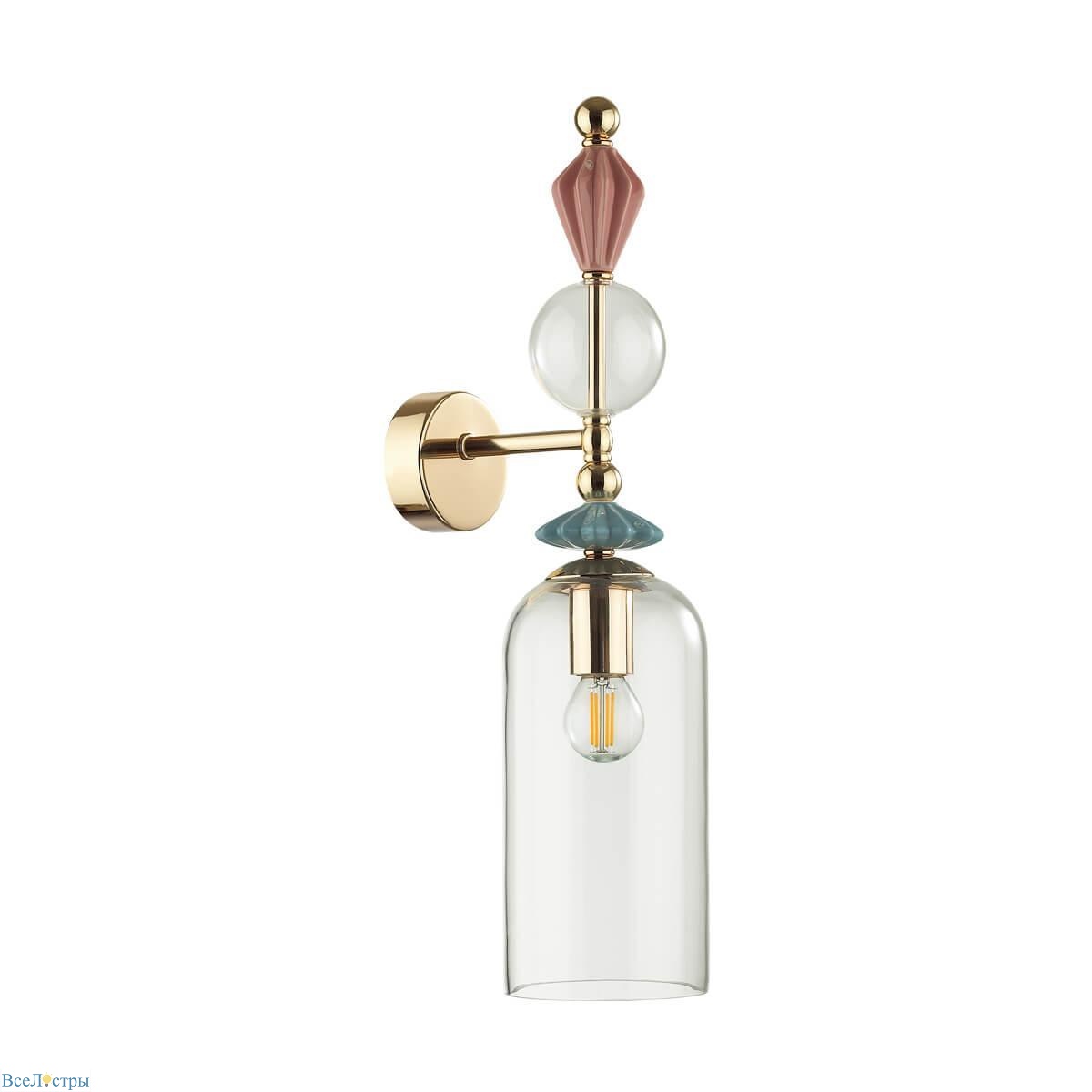 бра odeon light classic bizet 4855/1wa