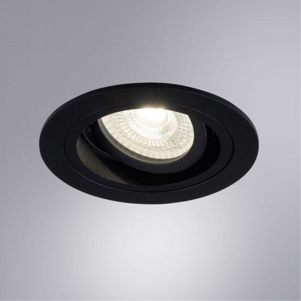 встраиваемый светильник arte lamp tarf a2177pl-1bk