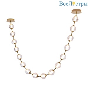 Подвесной светильник Delight Collection OD2437A-16 brass/clear