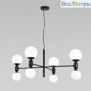 Подвесная люстра Eurosvet Bubble 30182/8 черный Smart a063212