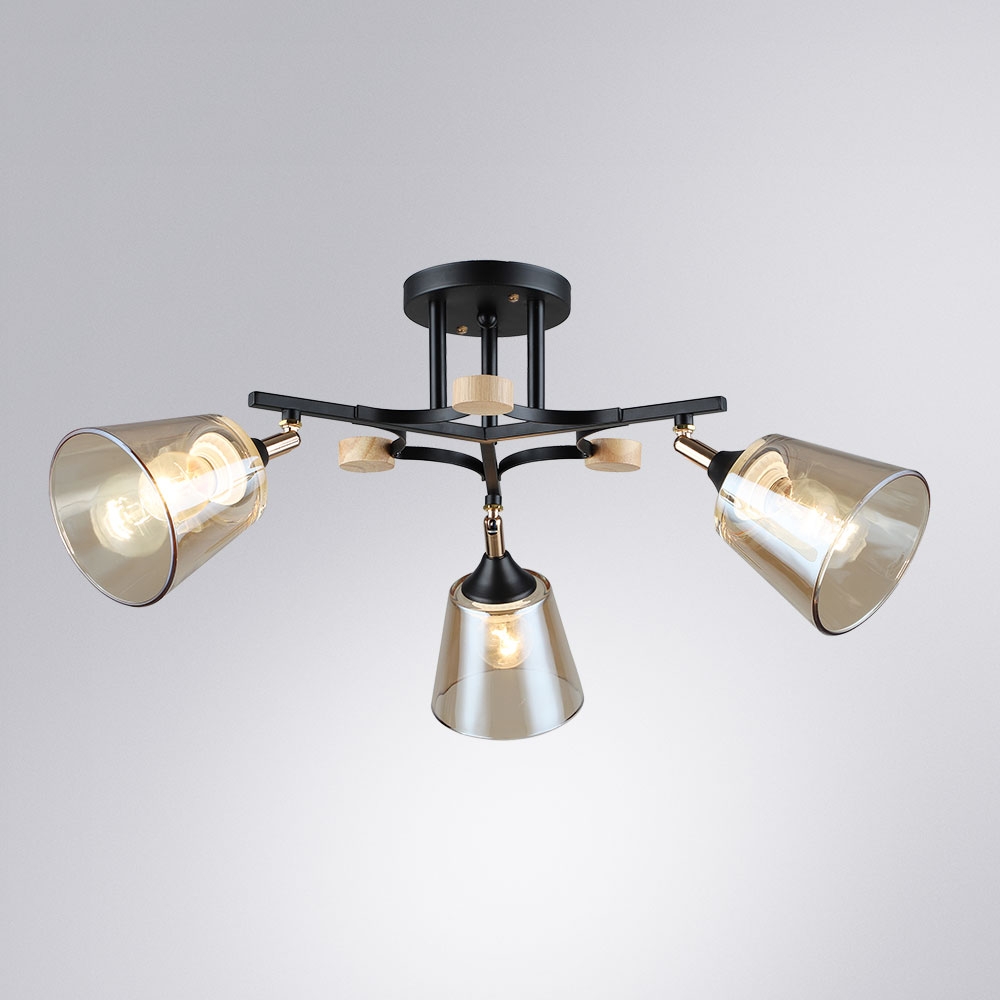 потолочная люстра arte lamp glassy a5078pl-3bk