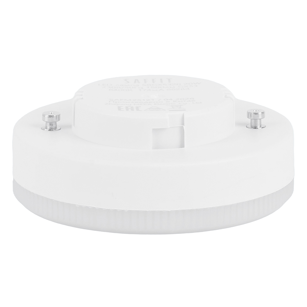 лампа светодиодная saffit sbgx5320 gx53 20w 230v 2700k 55281