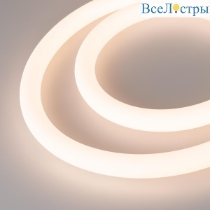 Гибкий неон Arligh 14,4W/m 768LED/m 2216SMD теплый 5M MOONLIGHT-TOP-M768-D25mm 24V White-MIX 360deg 037565