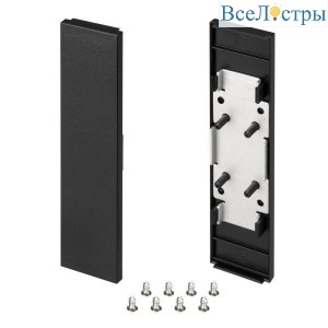 Набор заглушек Arlight SL-Line-25100-Dual Black глухая 033038