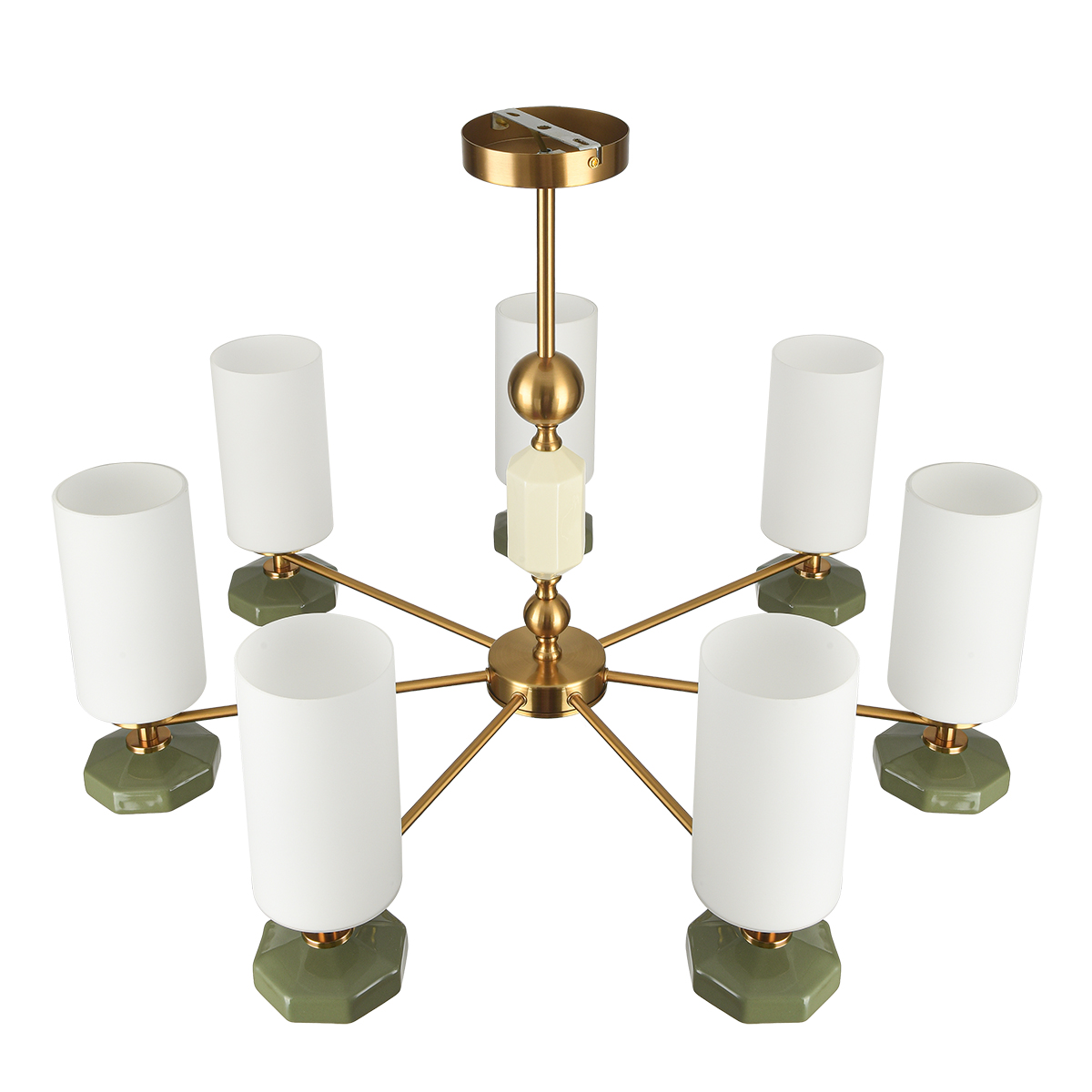 люстра на штанге lumion moderni mila 8427/7c