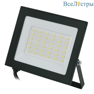Прожектор Volpe ULF-Q519 50W/6500K IP65 220-240V BLACK UL-00012829