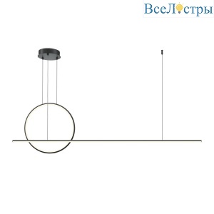 Подвесной светодиодный светильник Maytoni Halo MOD247PL-L49BK