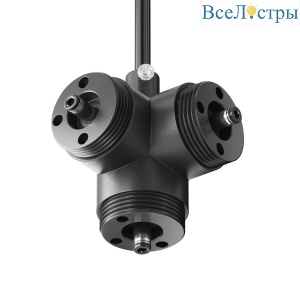 T-образный вертикальный коннектор с вводом питания Maytoni Shelf CA016TC-P-B