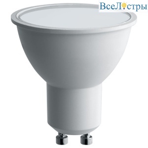 Лампа светодиодная Feron GU10 10W 6400K матовая LB-1610 38163