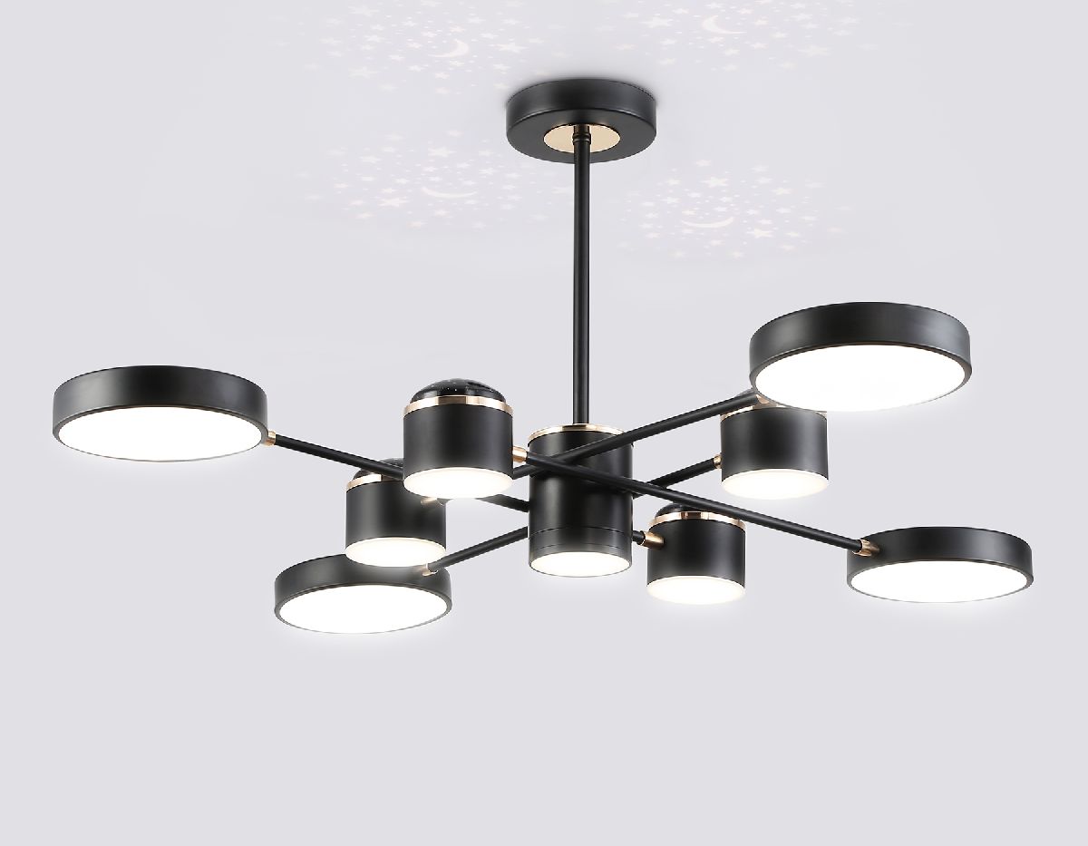 люстра на штанге ambrella light linetech comfort fl51629