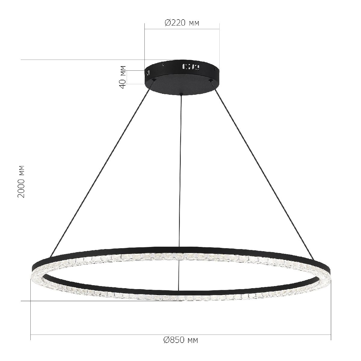 подвесной светильник st luce euclidics sl1018.413.01
