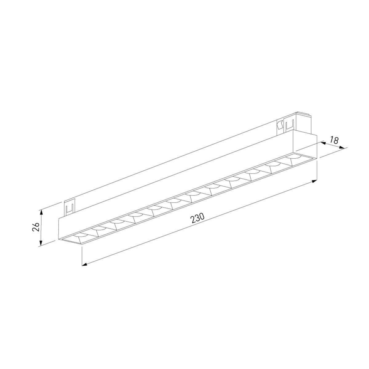 трековый магнитный светильник elektrostandard line magnetic 85528/01 4690389220692 a072705