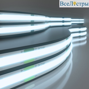 Светодиодная лента Elektrostandard 24V 11W 352Led COB IP20 холодный белый, 5м 4690389170102