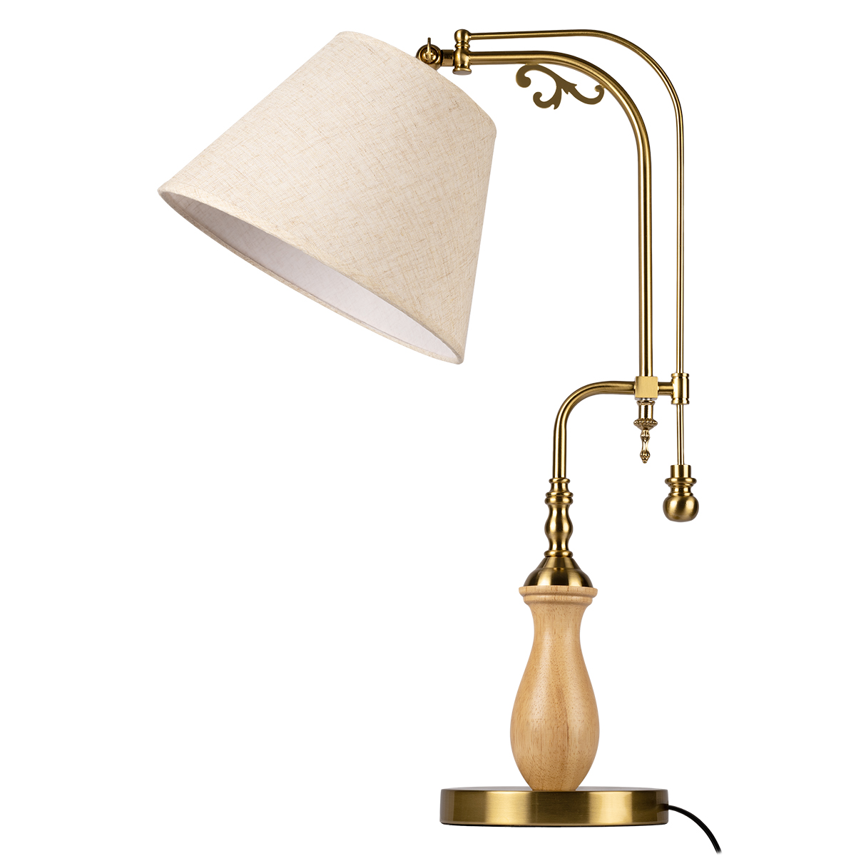 настольная лампа loft it elaine 10569t light wood