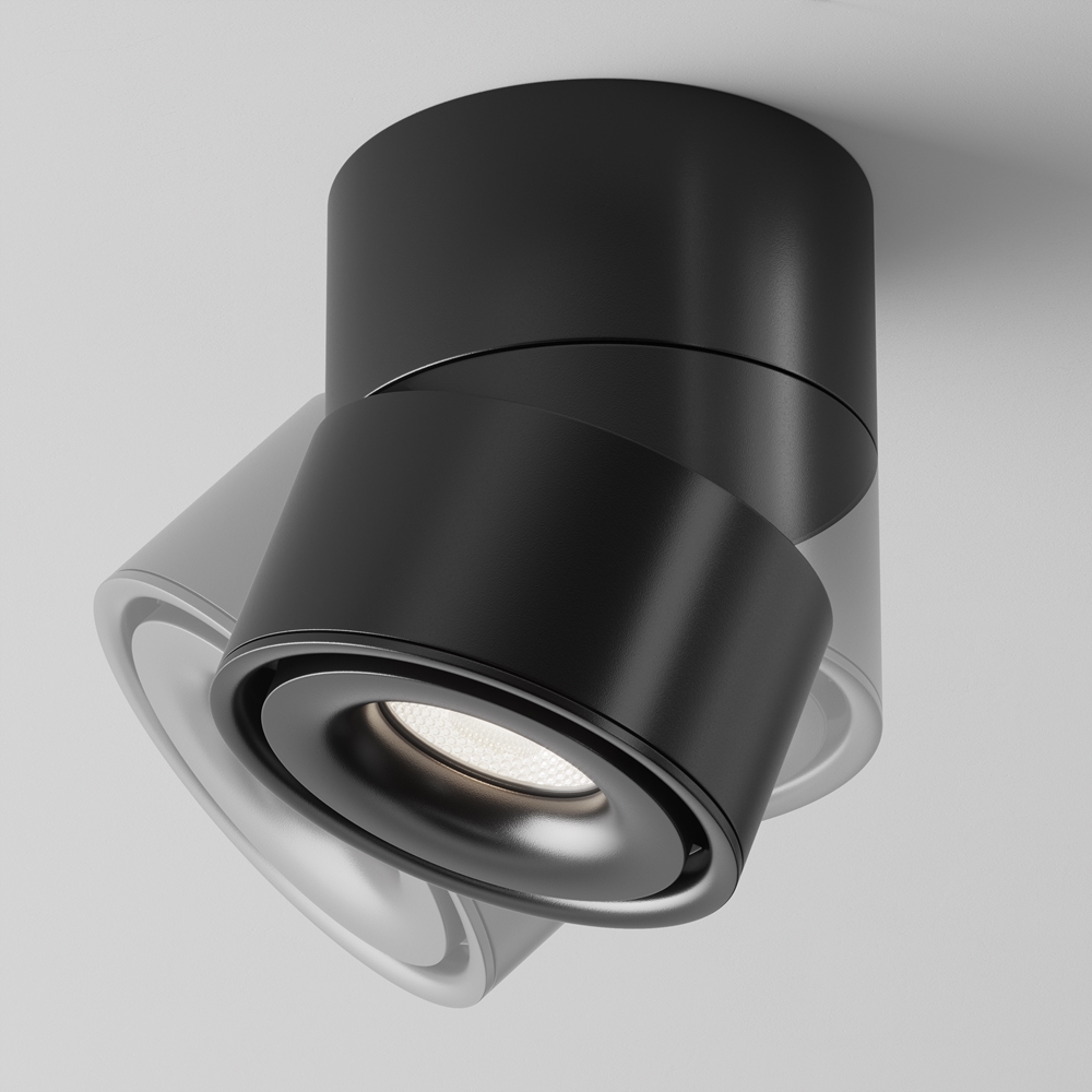 накладной спот maytoni yin c084cl-15w4k-d-b