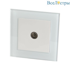 Розетка телевизионная Stekker Катрин белый GLS00-7008-01 39247