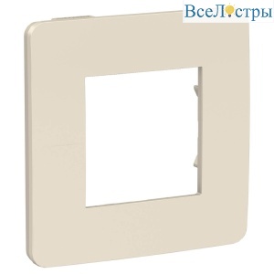 Рамка 1-постовая Schneider Electric Unica New NU280244