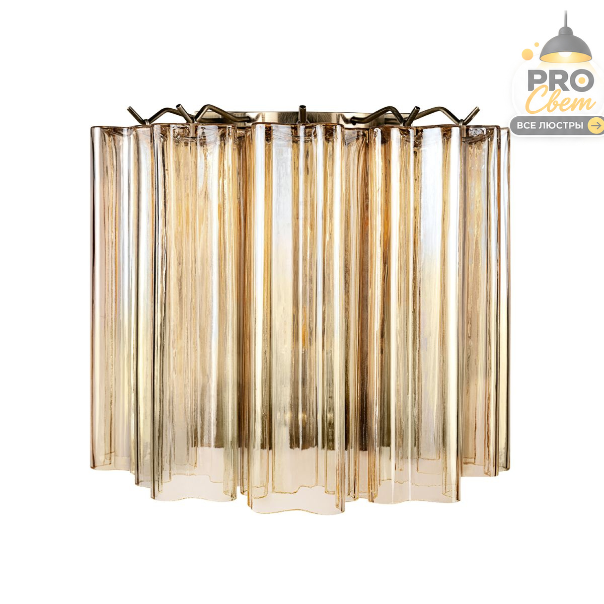 настенный светильник loft it murano 10580w champagne