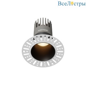 Встраиваемый светильник Maytoni Technical Dip DL120-10W-3K-TRS-B