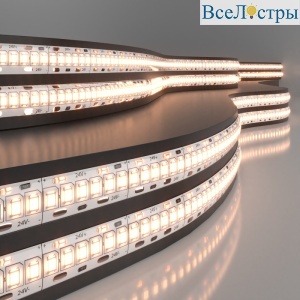 Светодиодная лента Elektrostandard 24V 16W 240Led 2835 IP65 теплый белый, 5м 4690389167560