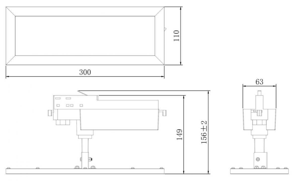 трековый светодиодный светильник deko-light panel 707135
