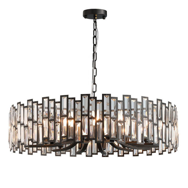 подвесная люстра delight collection d8524p/l black/clear