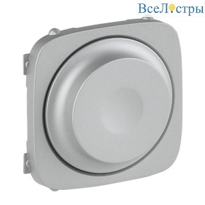Лицевая панель Legrand Valena Allure светорегулятора поворотного алюминий 752047