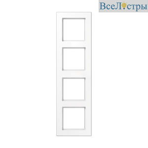 Рамка четырехместная Jung AC584WW