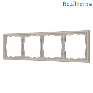 Рамка пластиковая Arlight FRM-NOBE-SFPL-4-CA 059460