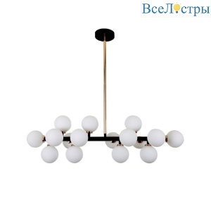 Подвесная люстра Lumina Deco Marsiada LDP 6033-16 BK+MD