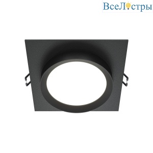 Встраиваемый светильник Maytoni Hoop DL086-GX53-SQ-B