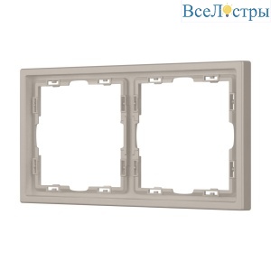 Рамка пластиковая Arlight FRM-NOBE-SFPL-2-CA 059456