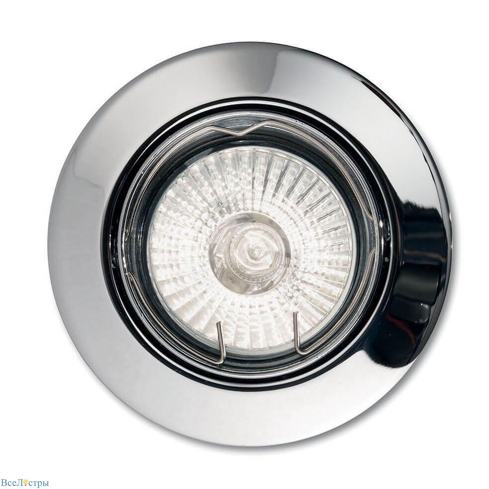 встраиваемый светильник ideal lux swing cromo 083131