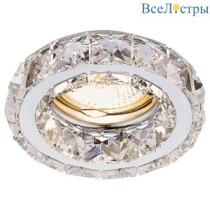 Встраиваемый светильник Ambrella light Crystal K112 CL/CH