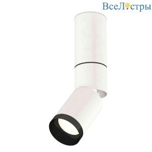 Комплект накладного светильника Ambrella light Techno Spot XM6312115 SWH/PBK белый песок/черный полированный (C6322,A2061,A2220,C6312,N6131)