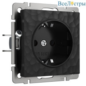 Розетка Werkel Hammer черный 4690389162831