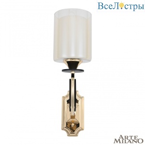 Бра Arte Milano Florentia-2237 302237/1W Bk/Gd