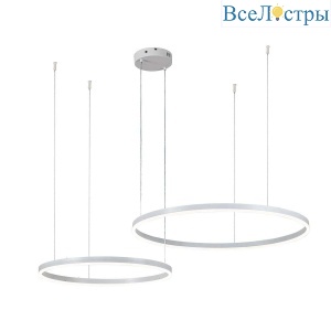 Подвесная светодиодная люстра Indigo Galass 14001/2P White V000029L