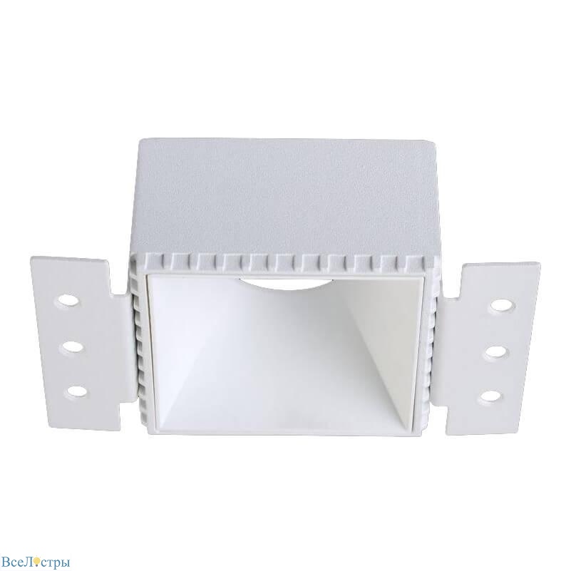 встраиваемый светильник crystal lux clt 051c1 wh-wh