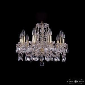 Подвесная люстра Bohemia Ivele Crystal 1413/10/165 G
