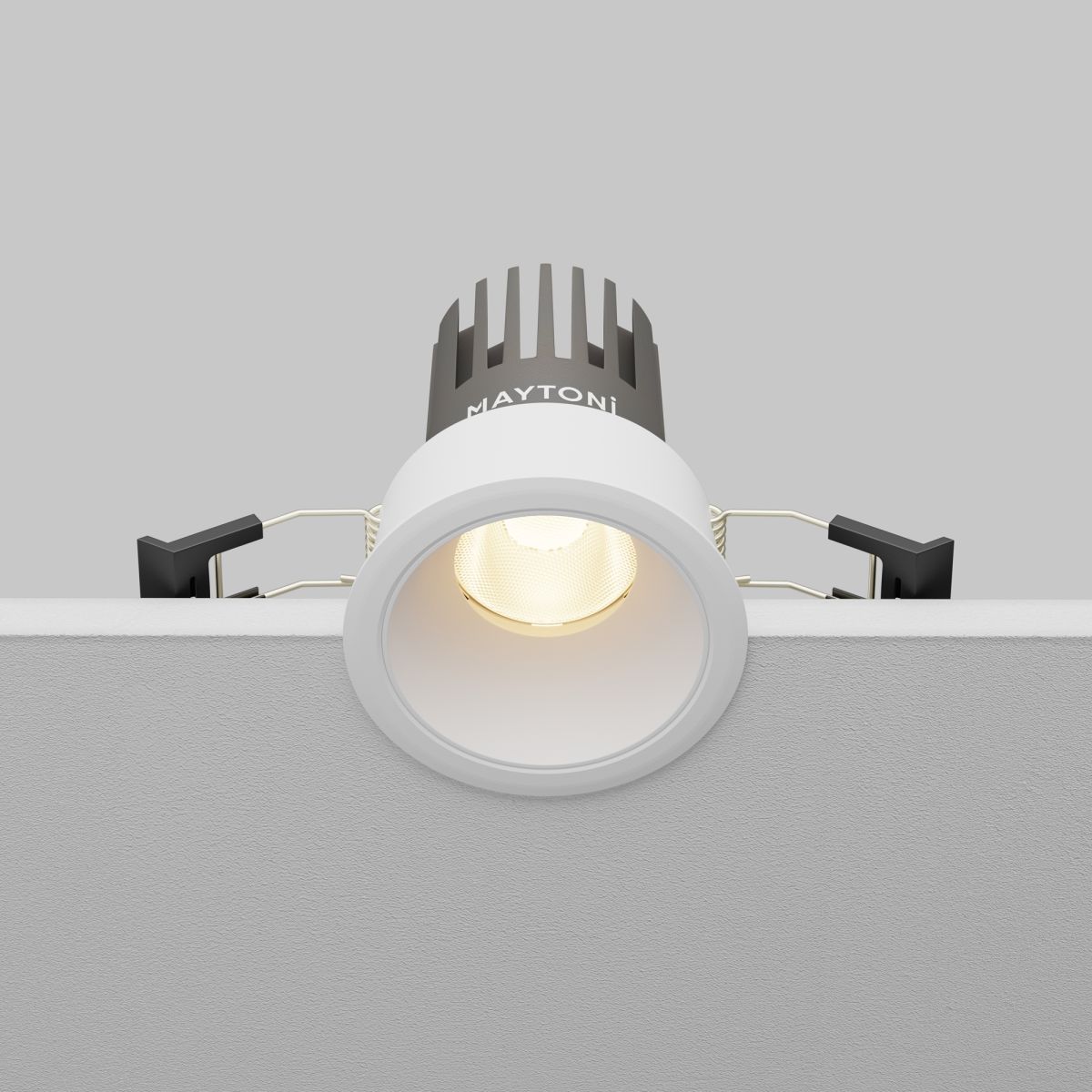 встраиваемый светильник maytoni technical dip dl115-10w-3k-w