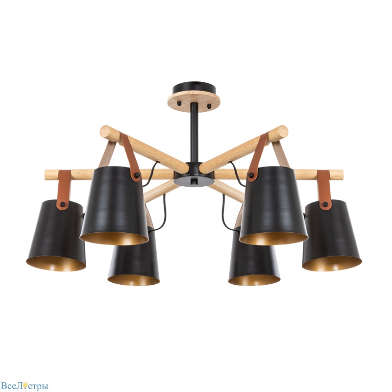 люстра на штанге arte lamp thomas a7032pl-6bk