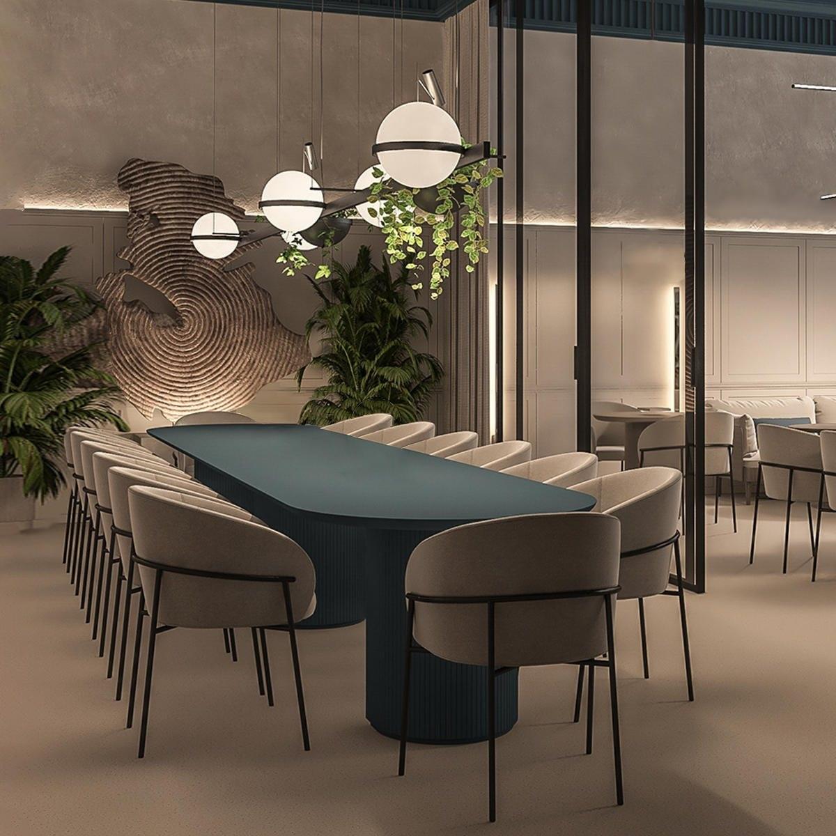 подвесной светодиодный светильник loft it jardin 10121/c dark grey