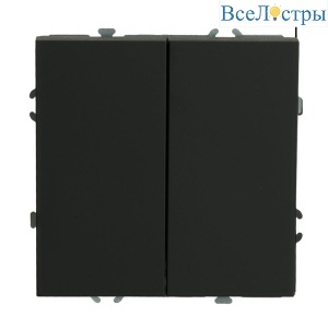 Переключатель 2-клавишный перекрестный Stekker Эмили RSW10-5111-05 50167
