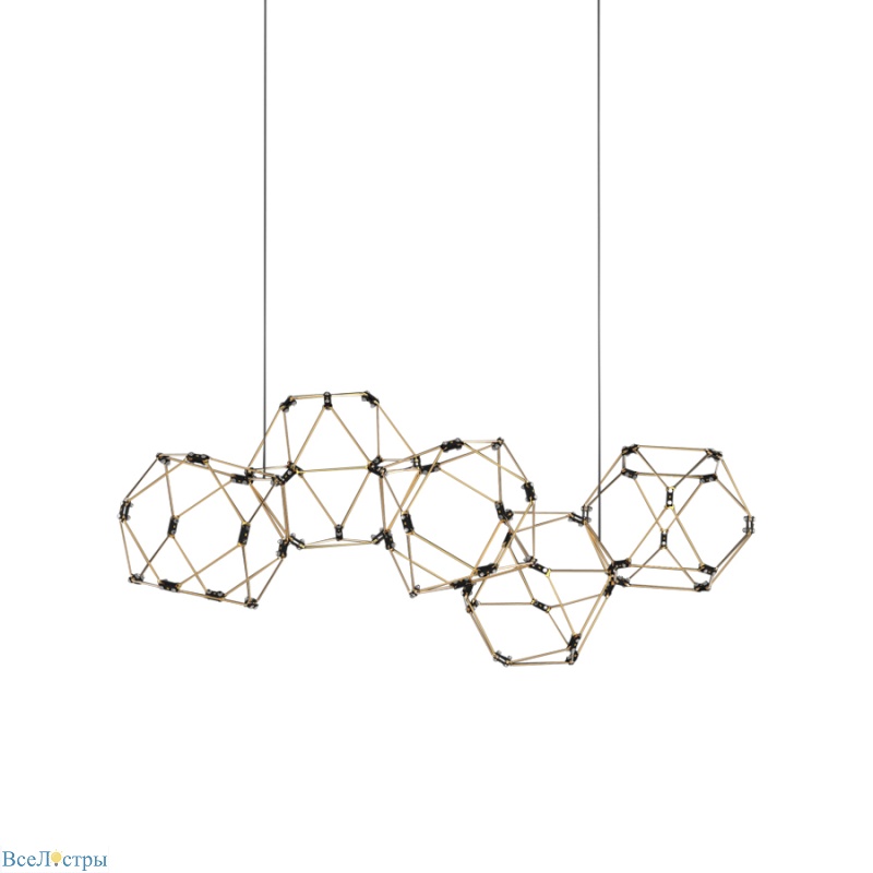 подвесной светильник delight collection lucciola md18001068-5a matt gold