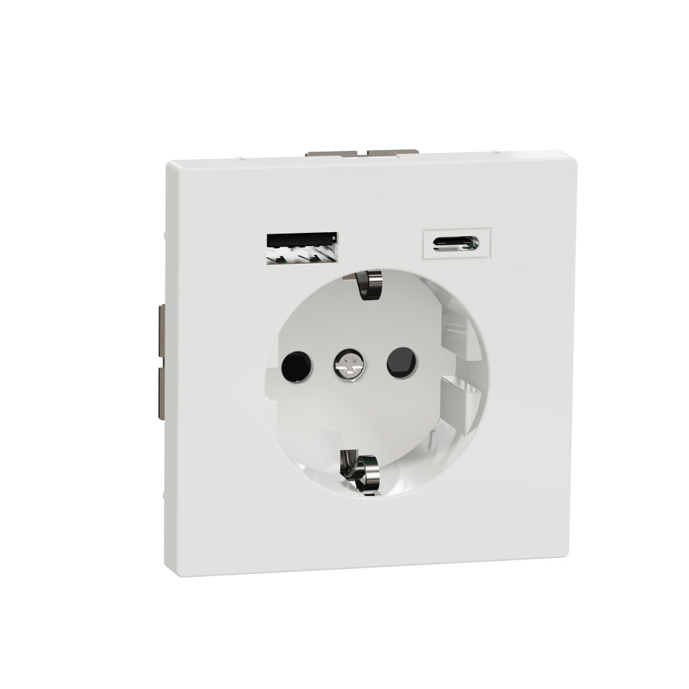 розетка usb schneider electric mtn2367-6035
