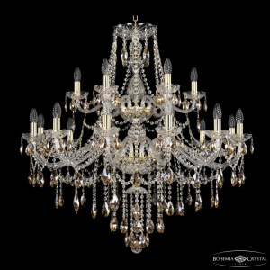 Подвесная люстра Bohemia Ivele Crystal 1415/12+6/360/2d G K721