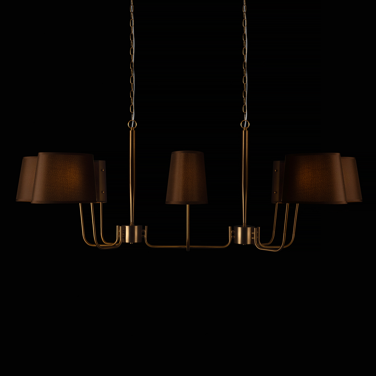 подвесная люстра loft it hilton 10527/8 brass