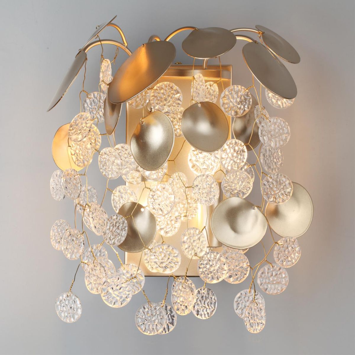 настенный светильник odeon light classic coins 5104/2w